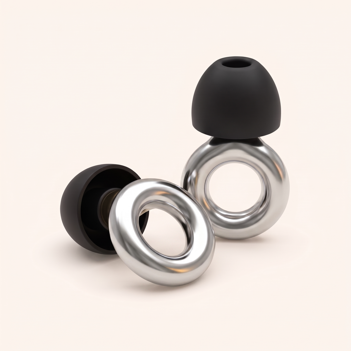 Metal Edition Earplugs in Silver