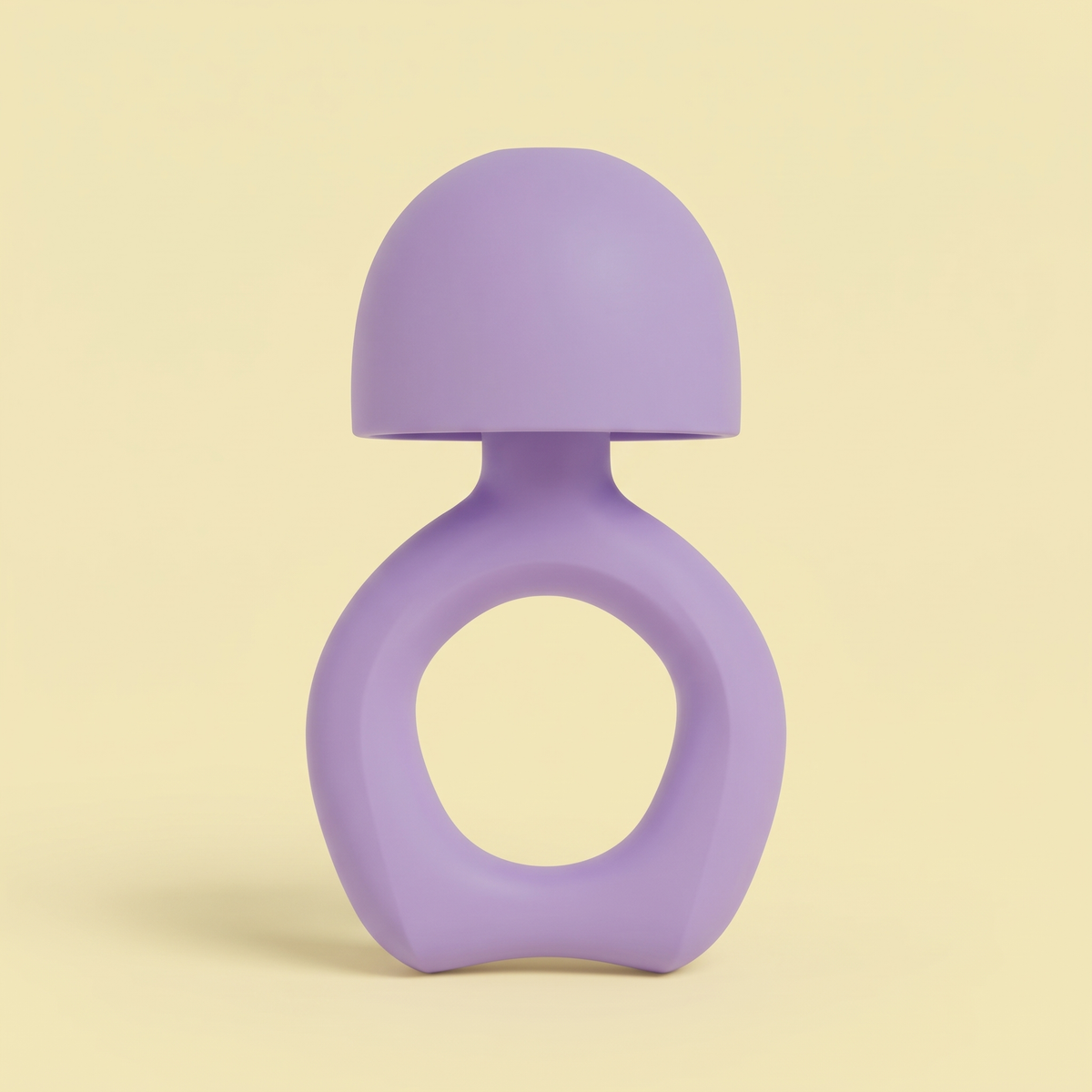 Silicone Earplugs in Purple, standing